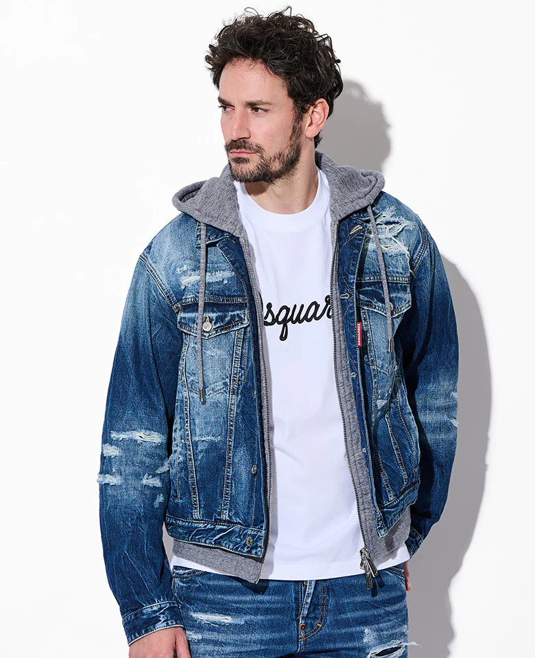 ミディアム リップド ウォッシュ　オーバー ジーン ジャケット - Image 5