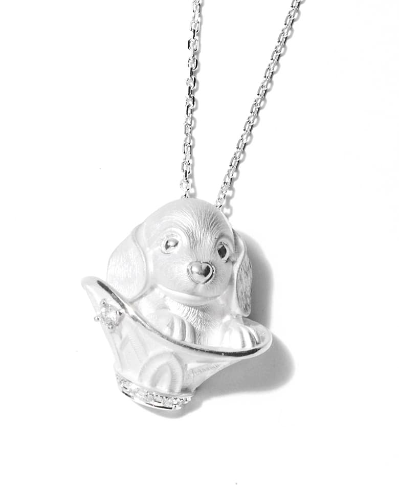 仔犬モチーフ ペンダント ミニチュアダックスフンド - Image 5