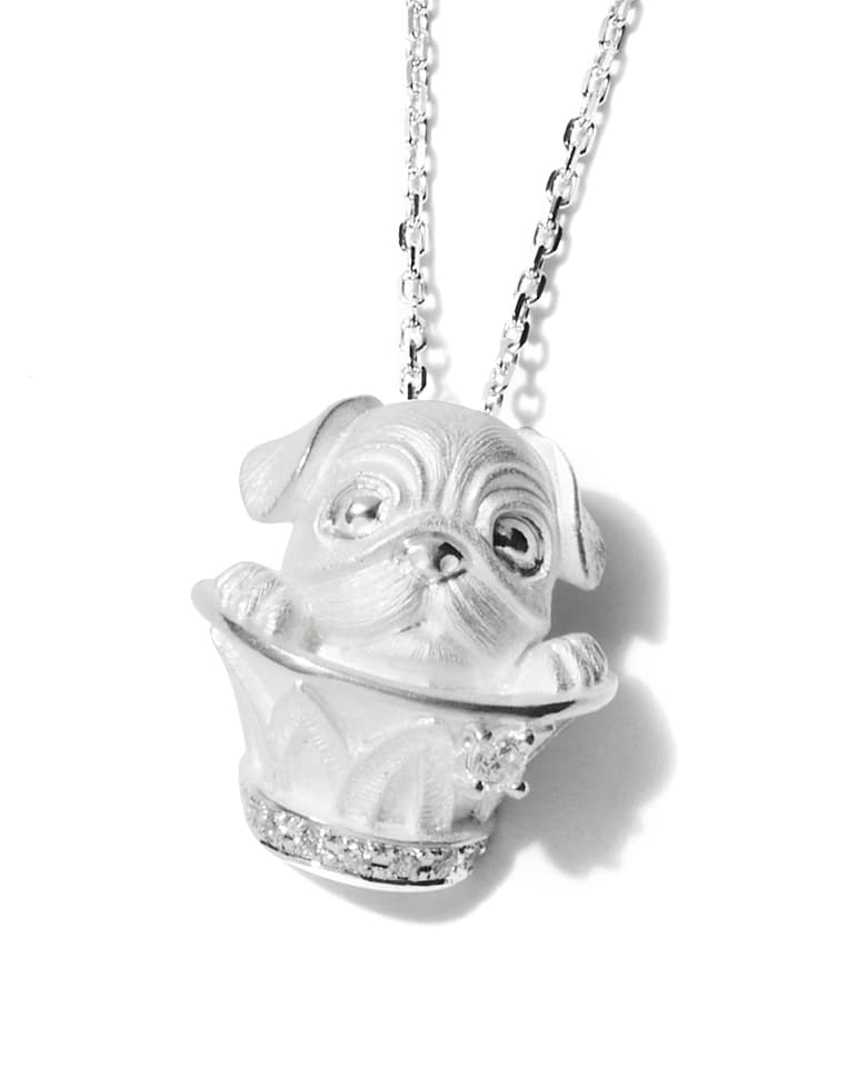 仔犬モチーフ ペンダント パグ - Image 2