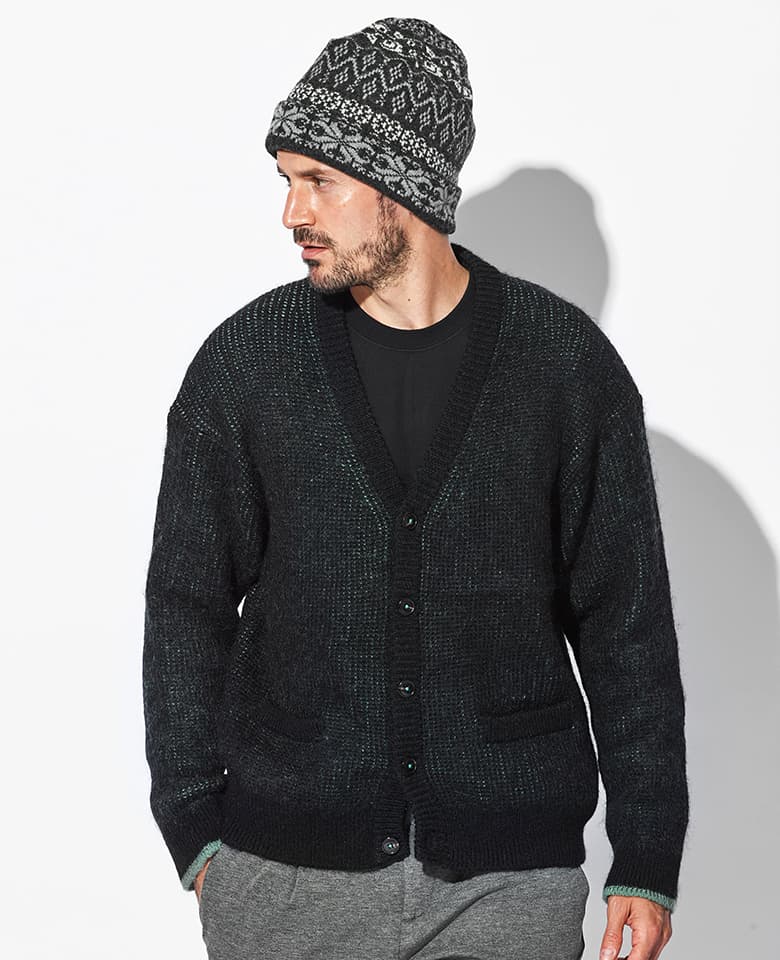 LEON別注 DROP V CARDIGAN - Image 6