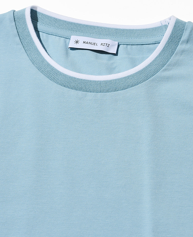ラウンドネック Tシャツ - Image 9